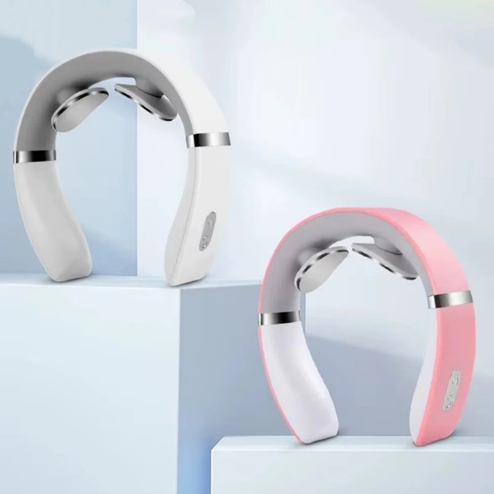 Xolva™ | Masajeador cervical portátil – Mini aparato de masaje profundo